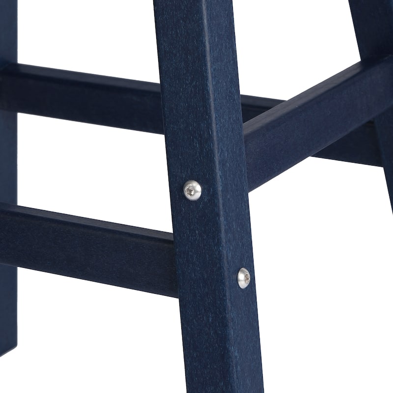 Laguna Hdpe All Weather Outdoor Patio 29" Saddle Seat Bar Stool