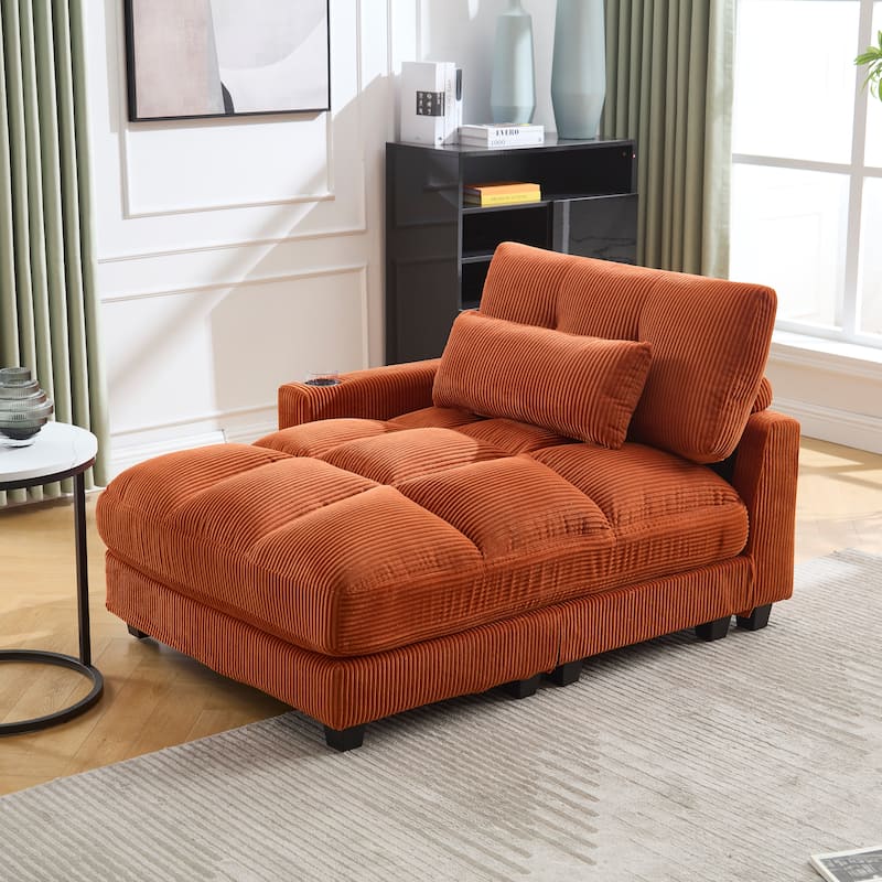 Sleeper Sofa Couch Bed,Oversized Chaise Lounge Chair Cozy Cloud Couch