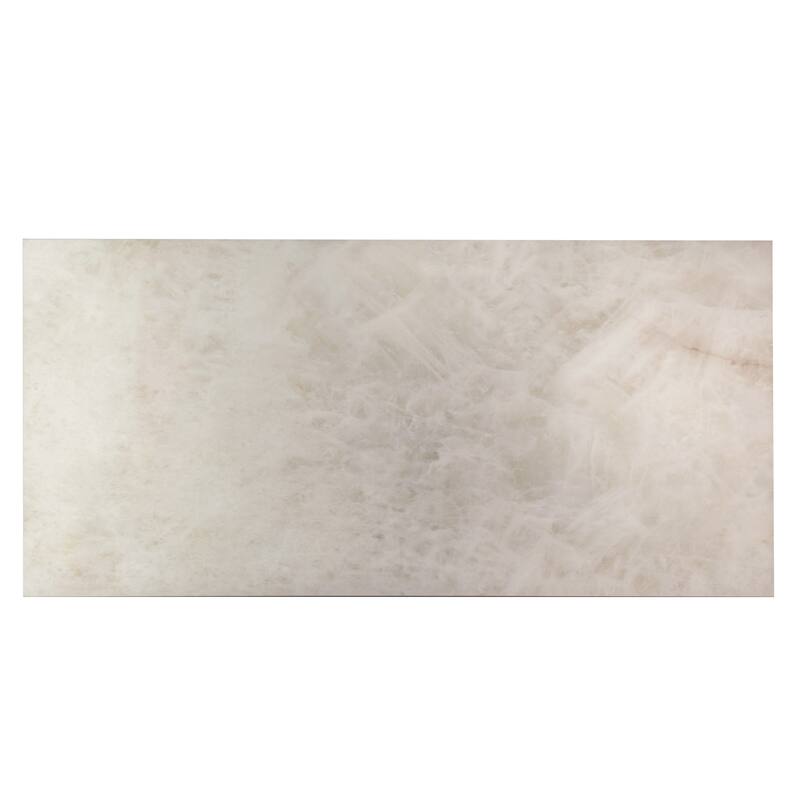 Apollo tile 24" x 48" Splendor Lappato Soft Alabaster White Porcelain Tile (15.5 sq ft/case) - 2 Pack