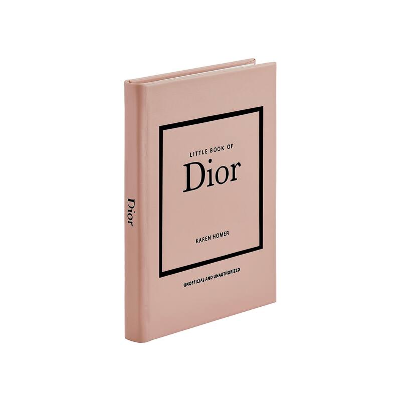 Graphic Image Little Book of Dior Coffee Table Book, Leather, Nude