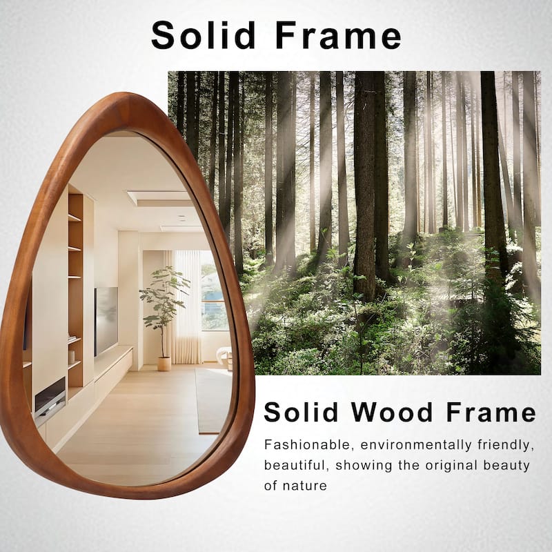 Unique Silhouette: Curved-shaped, Stylish Wall Mirror