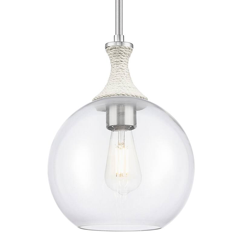 Innovations Lighting 415-1SR-G122-10 Astor 10" Wide Rope Detailed Mini - Satin Nickel