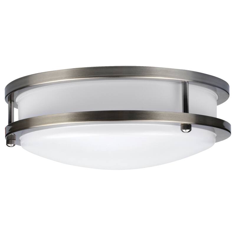 Access Lighting Solero II 14" LED Flush Mount - Brushed Steel