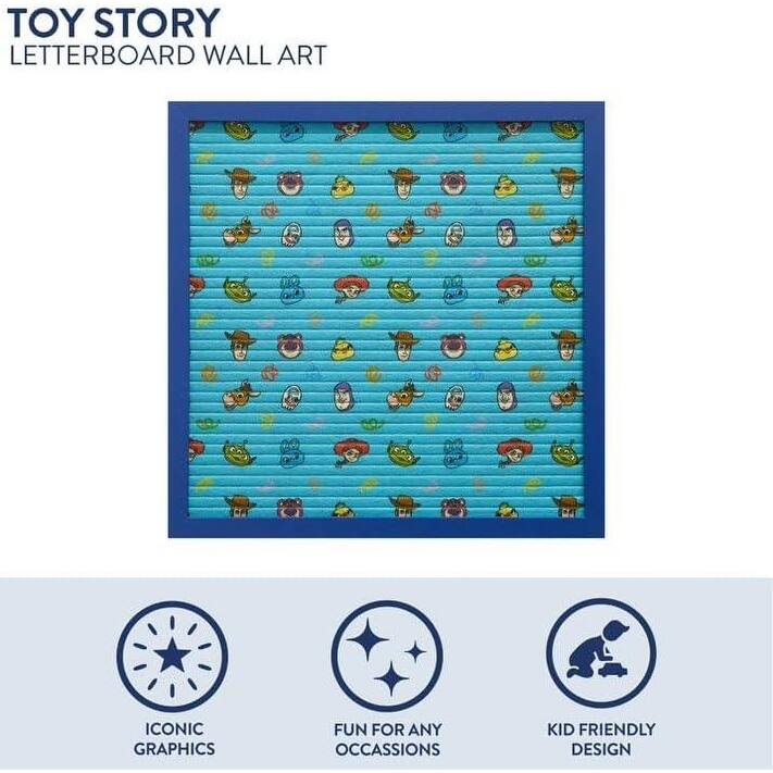Disney Pixar Toy Story Letter Board Sign Custom Message Display Board Decor