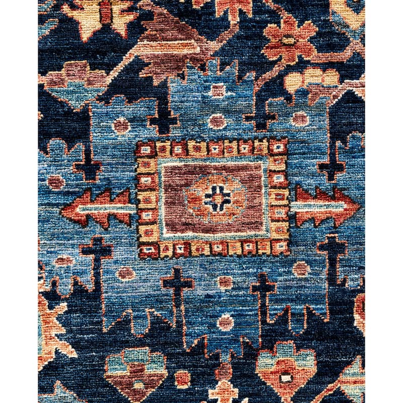 Serapi One-of-a-Kind Hand-Knotted Area Rug - Blue - 8' 2" x 10' 2"