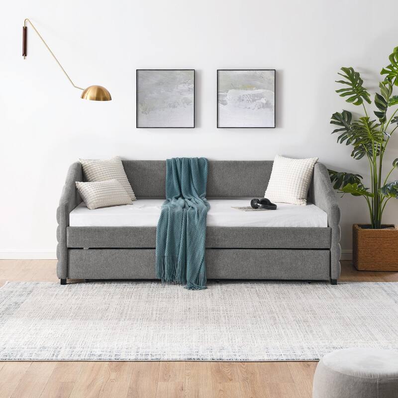 Tufted Daybed with Drawers