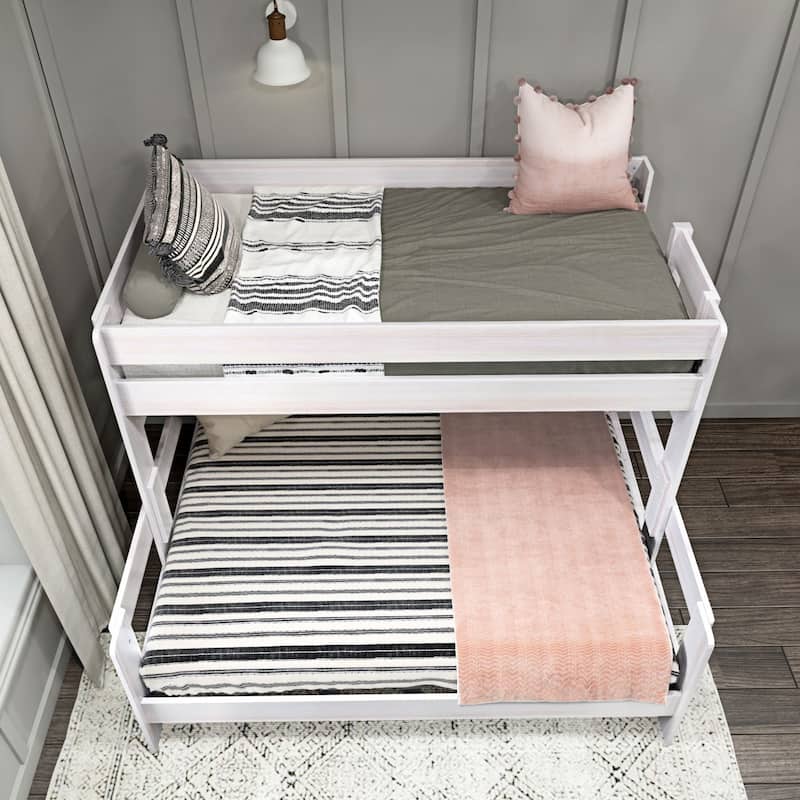 Max and Lily Farmhouse Twin XL over Queen Bunk Bed
