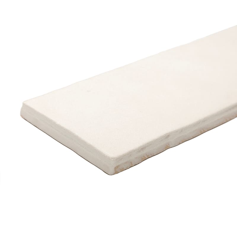 Zellige 2.5x8 Blanco Glossy Ceramic Subway Tile - Wall & Backsplash