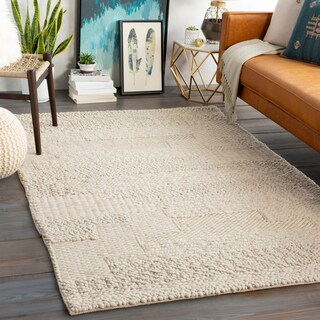 Meave Handmade Modern Wool Area Rug