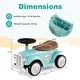 preview thumbnail 15 of 29, Gymax Retro Kids Ride-on Toy Kids Sit to Stand Vehicle with Working