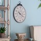preview thumbnail 5 of 12, 18" x 29" Oval Wall Clock
