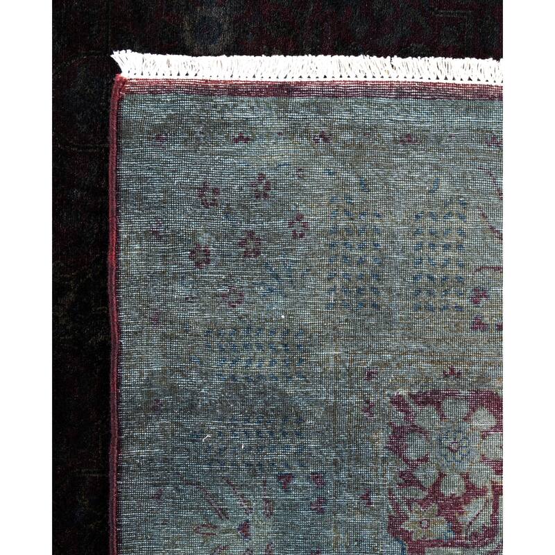 Overdyed One-of-a-Kind Hand-Knotted Area Rug - Gray - 6' 0" x 8' 5"