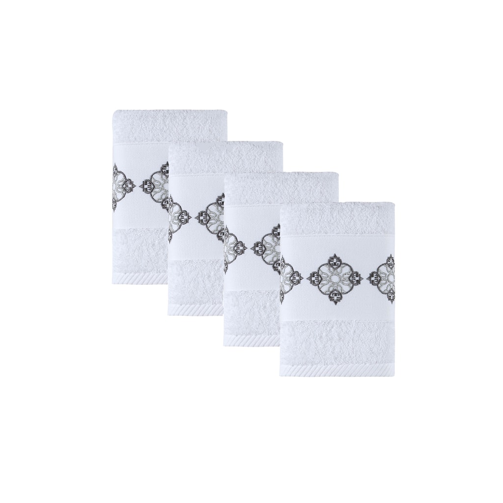 Ozan Premium Home Amphora Collection 100% Turkish Cotton 4-Pc. Hand Towels