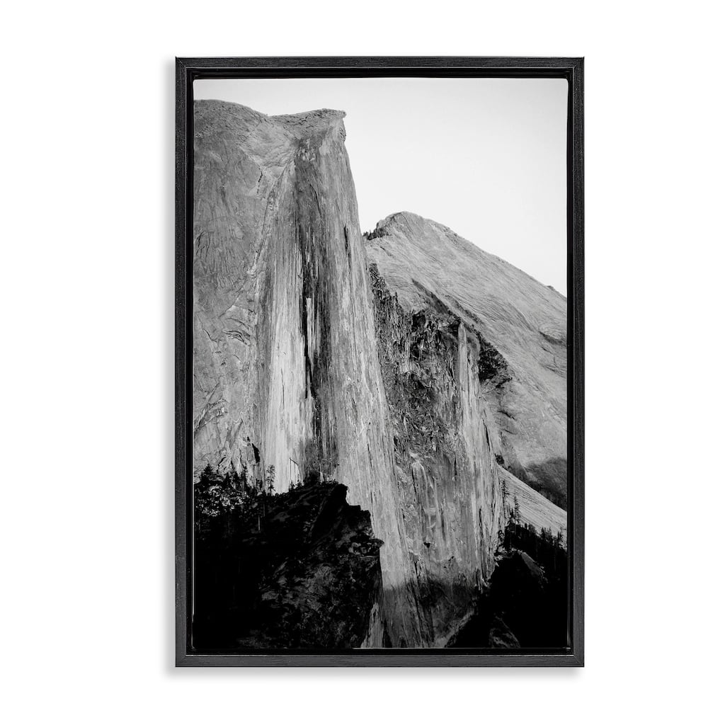 Stupell Towering Yosemite Cliff Framed Floater Canvas Wall Art Design By Gemma Bardot