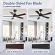 preview thumbnail 21 of 173, 42/48/52/56/62-IN LED Ceiling Fan with Light Kit and Remote(5/7-Blade)