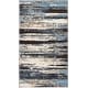 preview thumbnail 15 of 21, SAFAVIEH Retro Herle Modern Abstract Distressed Rug 2'6" x 4' - Cream/Blue - Rectangle
