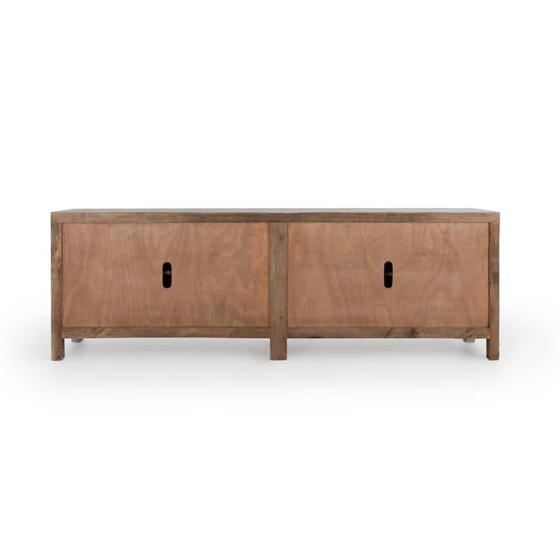 Classic Home Elani 4-Door Reclaimed Pine Wood Sideboard - 103.5Wx19Dx34H