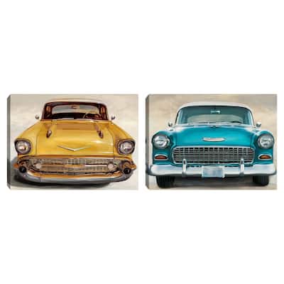 Vintage Ride I-II by Studio Arts Canvas Art PrintS