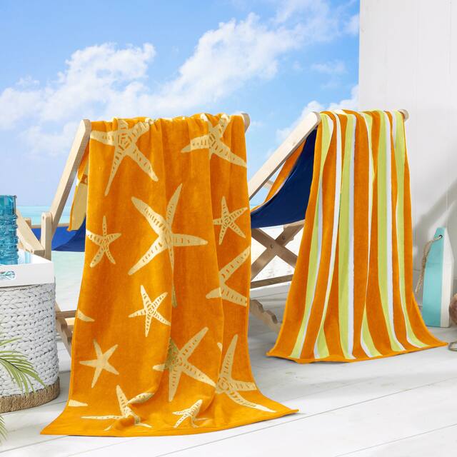 Luxurious Cotton Printed Beach Towel