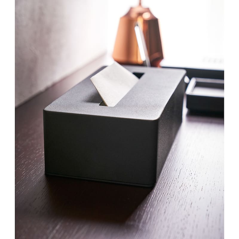 Yamazaki Home Tissue Case, Steel - L 5.31 x W 10.43 x H 2.95 inches