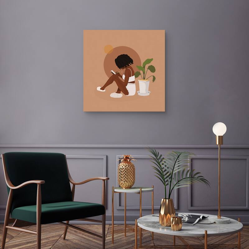 Note to Self by Princella Canvas Art Print