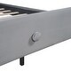 preview thumbnail 10 of 13, Upholstered platform bed with koala-shaped headboard