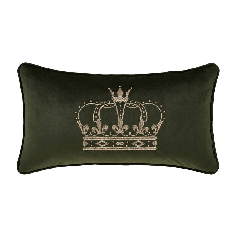 Townsend Crown Pillow Crown Boudoir - Forest