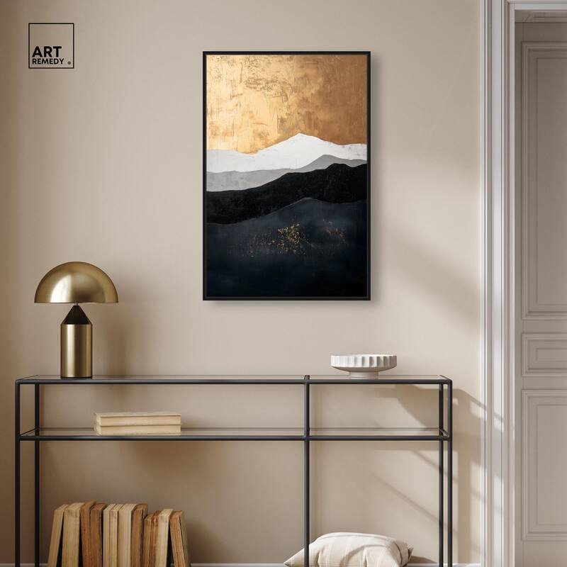 Golden Vista II Canvas by Art Remedy