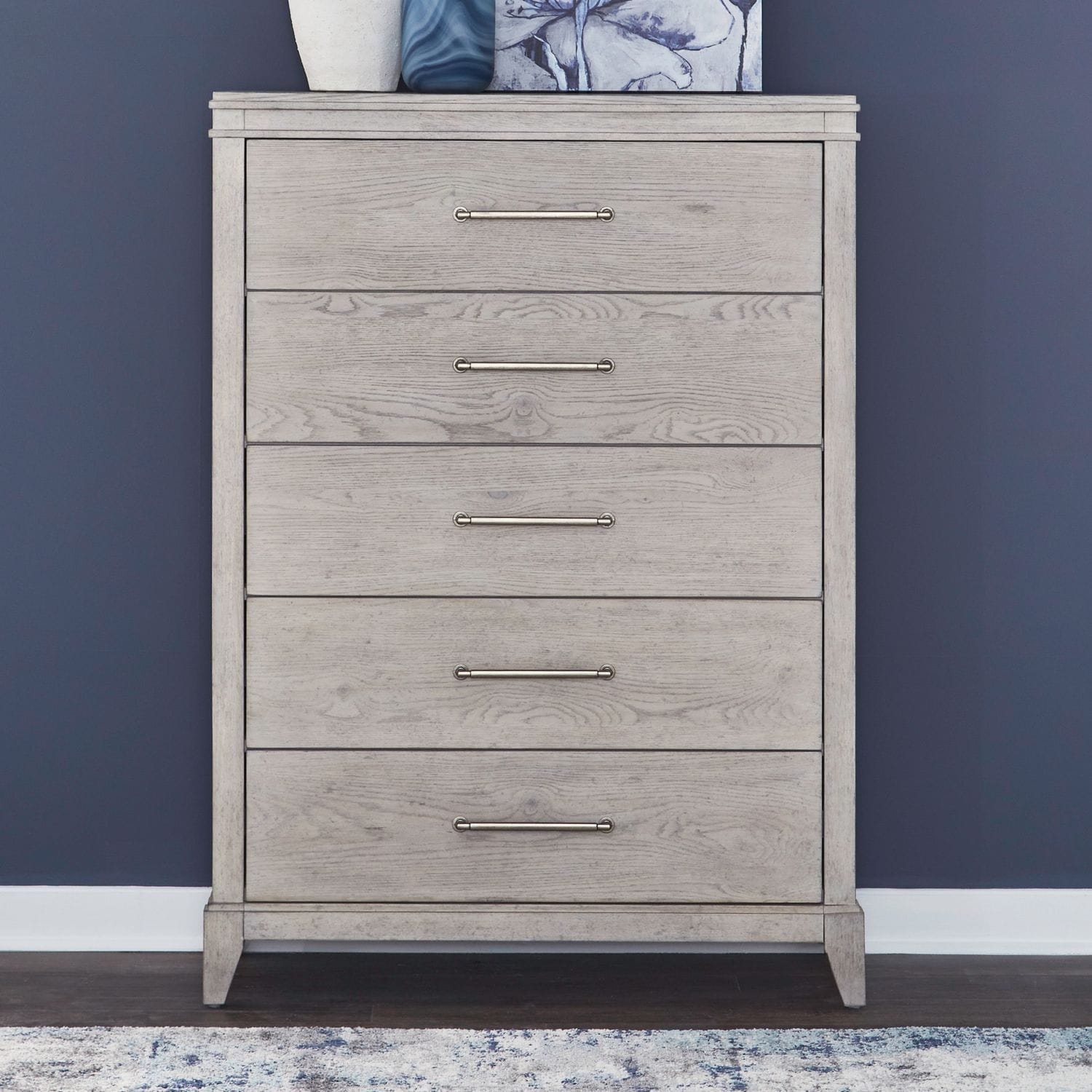 Liberty Furniture New Haven Bedroom 5 Drawer Chest Sanctuary White