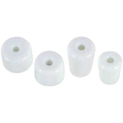 National Hardware N344960 Door Stop Tip Kit, Assorted Sizes, White