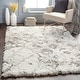 preview thumbnail 1 of 6, Livabliss Chace Distressed Trellis Shag Area Rug 2' x 3'
