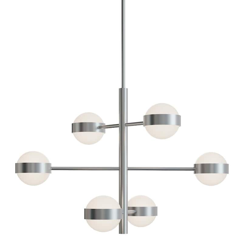 AFX VRNP3X6LAJUD Verona 30" Wide Pendant - Satin Nickel