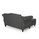 preview thumbnail 18 of 38, Wellston Tufted Double Chaise Lounge by Christopher Knight Home - 62.50" L x 58.50" W x 34.00" H