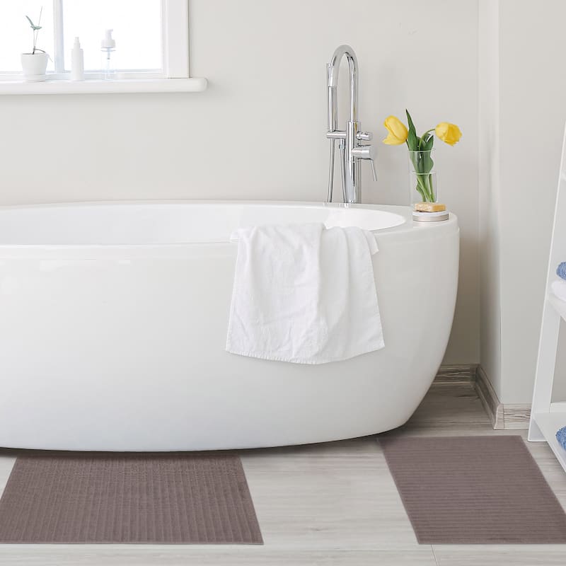 Superior Eco-Friendly Soft and Absorbent Bath Mat (set of 2)