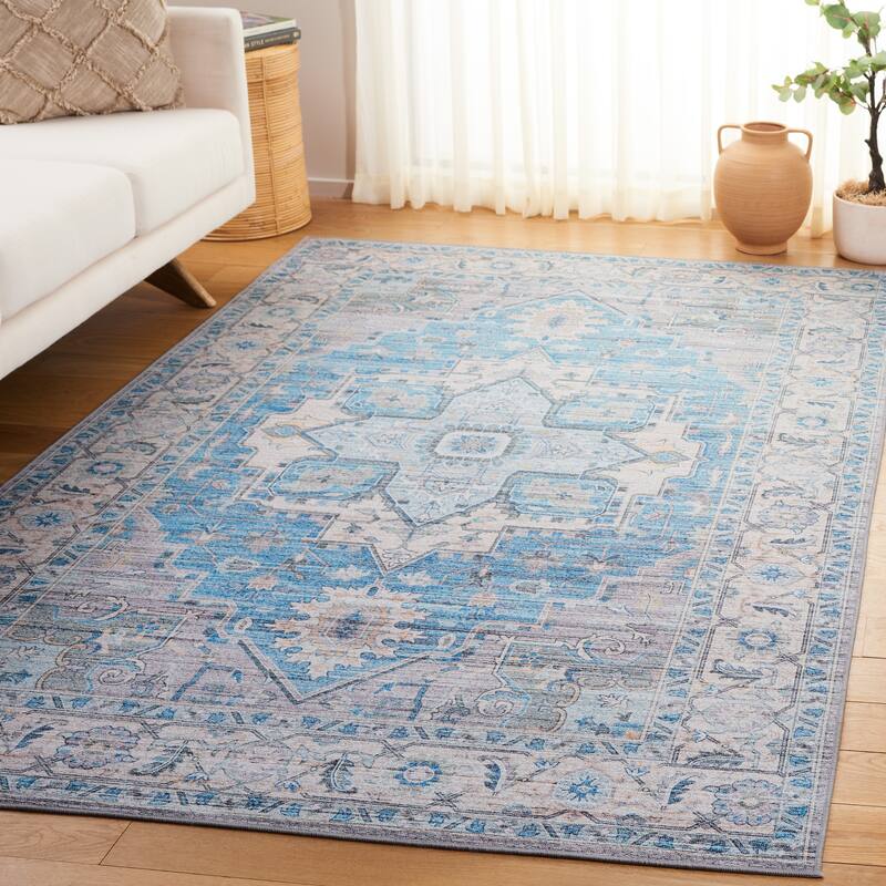 SAFAVIEH Tucson Ava Machine Washable Slip Resistant Shabby Chic