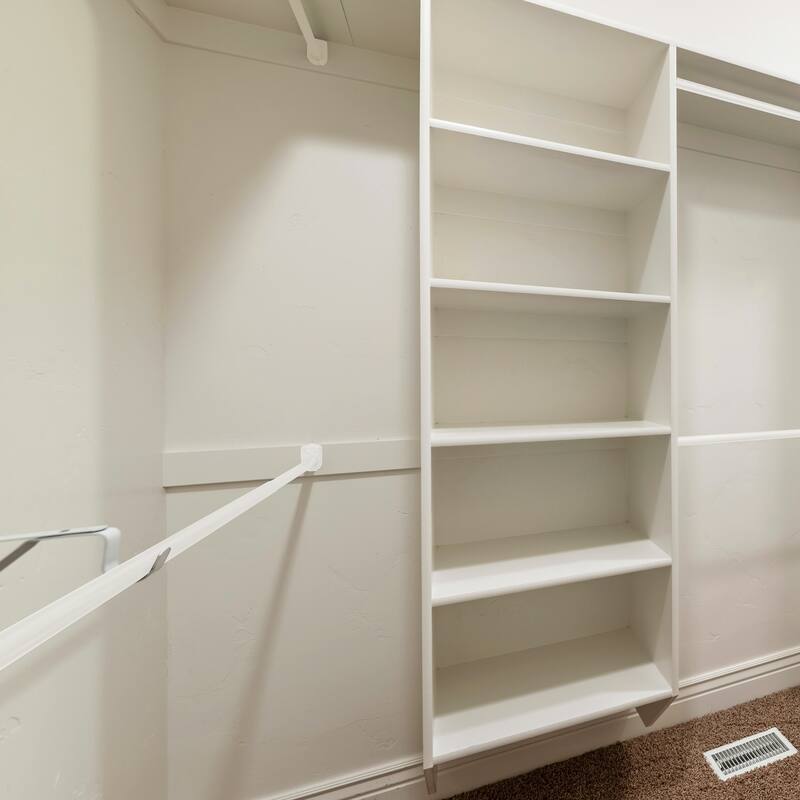 Design House White Adjustable 30-inch to 48-inch Closet Rod