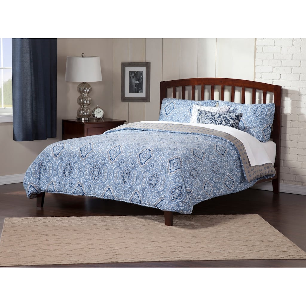 Richmond Queen Platform Bed in Walnut