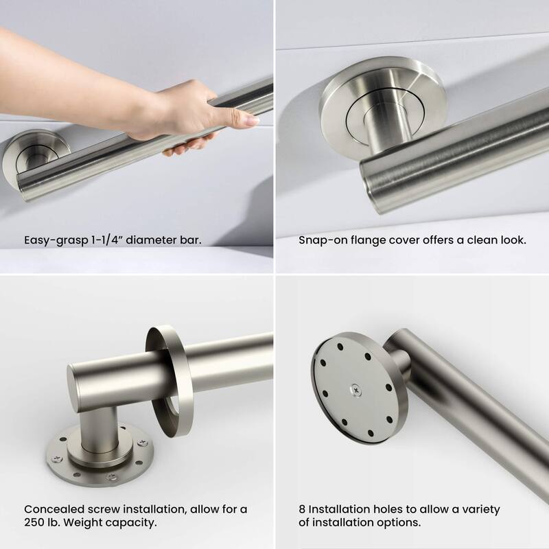 36-Inch Stainless Steel Bathroom Safety Grab Bar