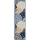 preview thumbnail 46 of 112, Nourison Aloha Floral Modern, Indoor/Outdoor Area Rug 2' x 6' - Blue/Multicolor