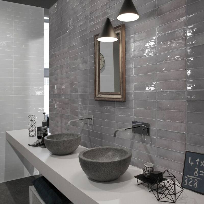 The Tile Life Chelsea 1x10 Acero Ceramic Pencil Wall Tile - 1 x 10 - 1 Piece