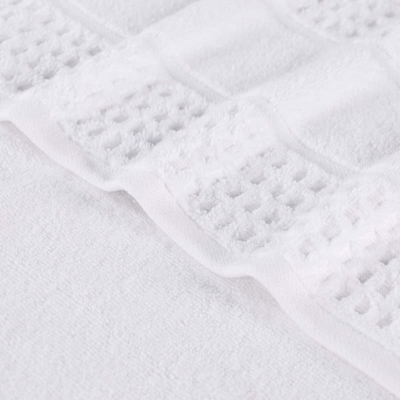 Superior Napa Zero Twist Cotton Soft Waffle Bath Sheet Set of 2