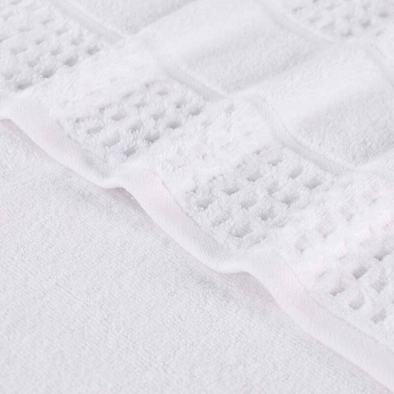 Superior Napa Zero Twist Cotton Soft Waffle Bath Towel Set of 3