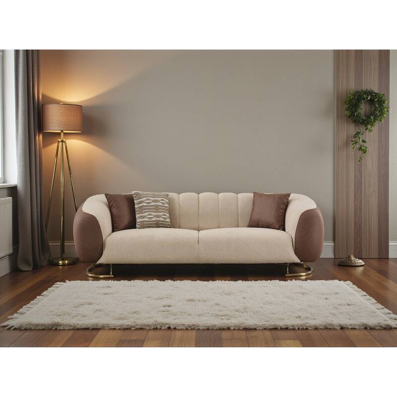 Zellis 3 Pieces Living Room Sets 1 Sofa 2 Chair