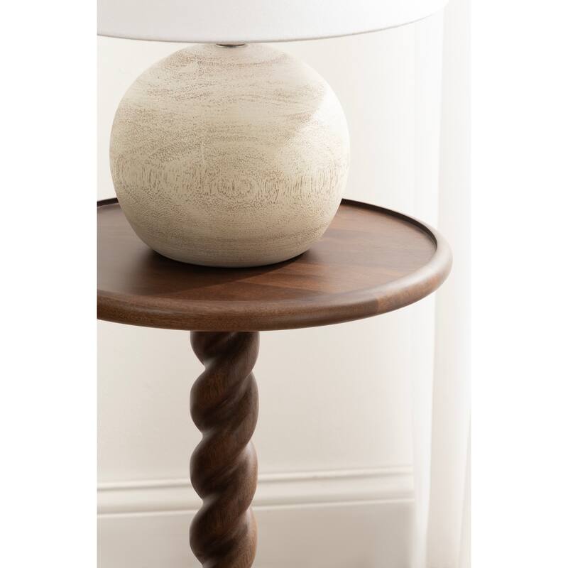 Kate and Laurel Willoughby Round Side Table