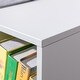 preview thumbnail 17 of 24, HOMCOM Toy Chest Kids Cabinet Storage Organizer Children Display Shelf for Toys Clothes Books Bedroom