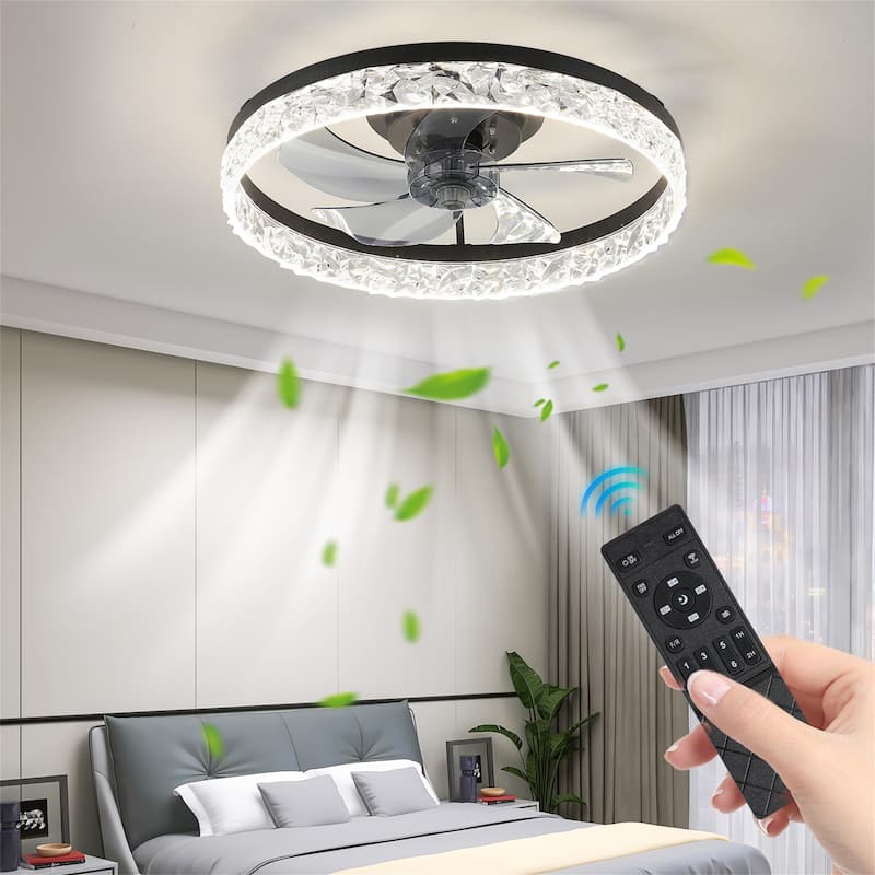 Lights Ceiling Fan with Dimmable LED