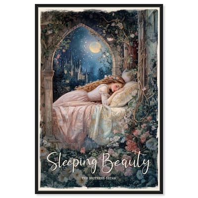 Classic Sleeping Beauty Canvas by Art Remedy