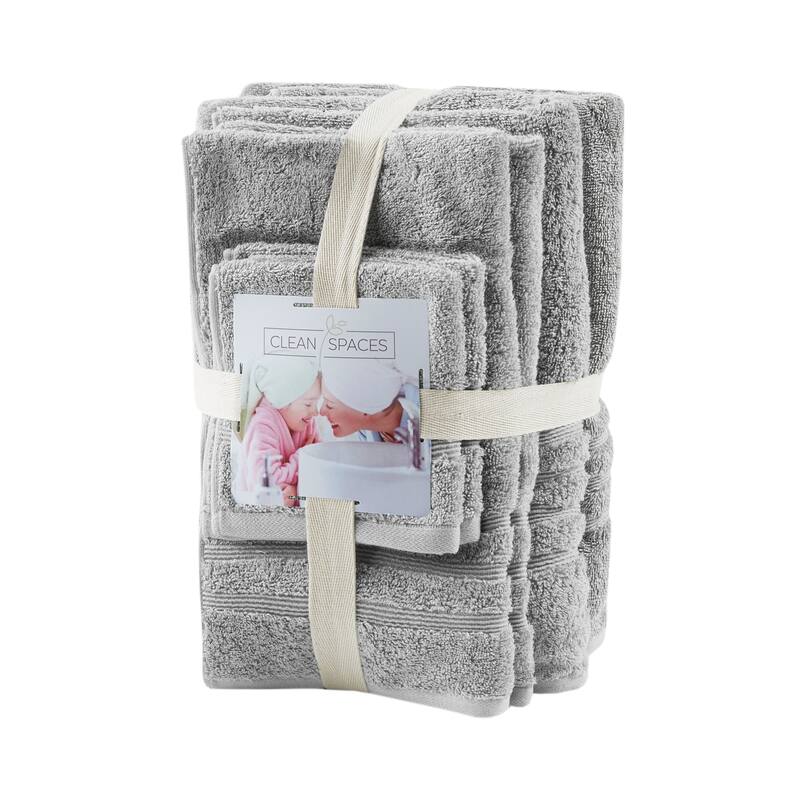 Madison Park Nurture Sustainable Antimicrobial Bath Towel 6 Piece Set