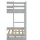 preview thumbnail 42 of 41, Twin Rubber Wood Bunk Bed with Trundle, Convertible into 2 Twin Size Beds, Twin Size Bunk Bed with Ladder and Safety Guardrails