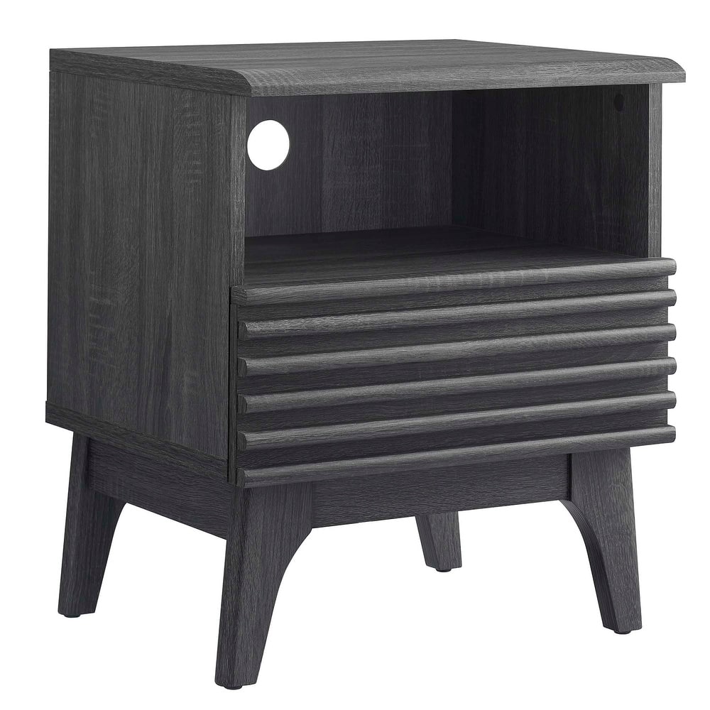 Render Mid-Century Modern Nightstand